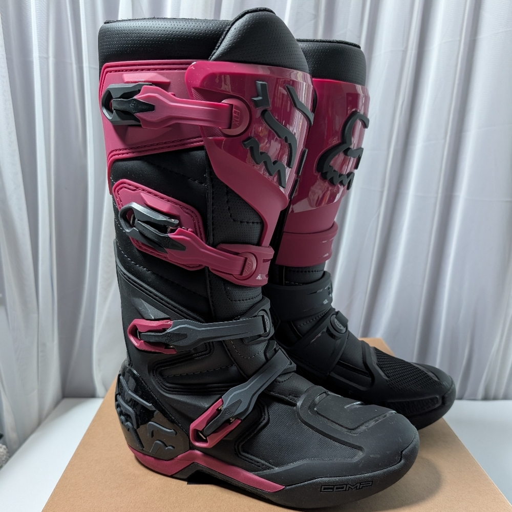 Fox Comp Motocross Boots Magnetic Women's 8